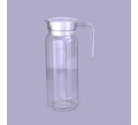 Plastic Juice Jug for Kitchen Use, Acrylic Thickened Water Pitcher, Fall-Resistant and Heat-Resistant, PC Material, Suitable for Beverages and Hot Drinks, 1.1L 0.8L 0.5L (1.1L)