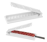 Plastic Kebab Maker Machine - Manual Kabob Mould Reusable Easy Kabob Maker Perfect for Barbecue Party and Outdoor Activities