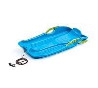 Plastic Kids Sledge Brakes Snow Slide Sled Rope Handle Seat Chair Safe Stable UK