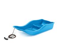 LARGE PLASTIC SLEDGE WITH ROPE WINTER OUTDOOR SNOW BLUE SCOTTISH HIGHLANDS