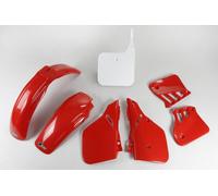 Plastic Kit Fits Honda Cr 125 R 87-88 Red-White