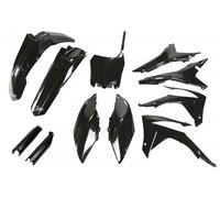 Ufo Honda Crf 250r/450r 2014-2017 With Airbox Cover Eu Hokit121f-001 Fork Protectors & Plastics Kit Black