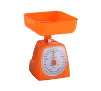 Plastic Kitchen Scale, Mechanical Spring Scale 5Kg, Stainless Steel Tray, Weighing Measurement Tool, Random Color Plastic Mechanical Spring Scales