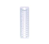 Plastic Knitting Gauge Needle Ruler Gauge Ruler Sewing Tools for Sewing Needle