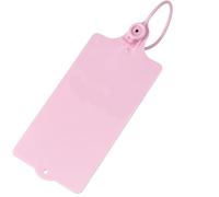 Plastic Label Ties,100 Plastic Tags Shipping Tags Water Proof Tags Labels Security Seals Writable Marker Ties Hanging Tags Storage Tag (Pink)