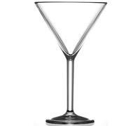 Plastic Large Martini Glasses, 9oz, Polycarbonate, Reusable and Unbreakable (Pack of 12)