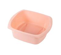 Plastic Large Washing Up Bowl Rectangular Kitchen Basin Sink 9.5 Litre (Blush)