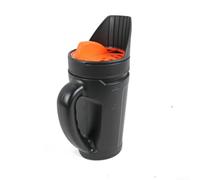 Plastic Lawn Spreader 33cm for Fertiliser Salt(Orange)