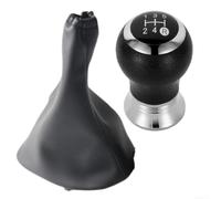 Plastic Leather for shifter Knob Cover for Toyota for yaris 2005-2011 | Precise 5-speed markings, clear reverse sign, smooth shifting action, black finish, direct OEM style fit(5R Black)