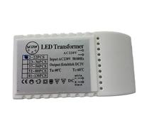 Plastic LED Driver | White,78x33x21 mm: For LED Lights, Strips(46075,50 Pieces)