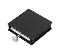 Plastic Lifting Table for Lab Jacks and Lifting Platforms - Adjustable Height 2.5-9 cm, 90 × 90 mm, Stable -Plastic Construction, Black(Original Plastic)