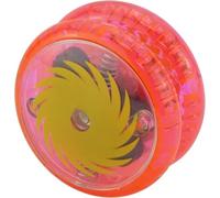 Plastic Light up Yoyo for Kids Dual Purpose Professional Loop Responsive High-Speed Yoyos with Sturdy String Children Indoor Outdoor Red Yo-Yo Sports Juggle Toys for Beginners Tricks & Fun 5.5cm