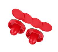 Plastic Lightweight Goalies Ice Hockey Pushers Pucks Set Replacement for Tables Game (Small Size 60mm)