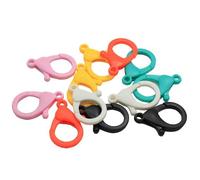 Plastic Lobster Claw Clasps Hook Clip Spring Hook Clasps for DIY Backpack Key Chain Toys Making
