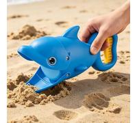 Plastic Lobster Sand Digger - Lightweight Colorful Dinosaur Sand To-ys Cute Educational SandDigger Grabber To-y, Flexible Sandbox Digger Beach To-ys for Summer Pool, Easy to Grab (dolphin)