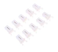 Plastic Lock Self-Locking Switch Replacement Catch Compatible Touch Lid Bin Latch Black White Repair Clip(White)