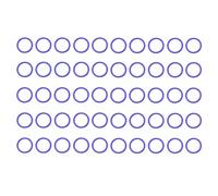 Plastic Loose-Leaf Binder Ring, 50Pcs Purple Round Book Ring Clips Key Rings for DIY Crafts Document Notebook Paper Index Cards, 28mm