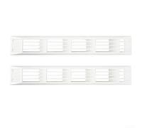 Plastic Louvre Grill 450mm for RV for caravan Plastic Louvre | UV resistant ABS, 450x70mm size, weatherproof white finish, prevents rust and corrosion