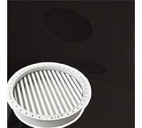 Plastic Louvre Ventilation Access Panel, Dia 10 12 14 16 18 in White Return Air Vent Cover, Return Vent Covers for Home Sidewall/Ceiling, Consistent Ventilation(Dia 35 cm)