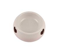 Plastic Love Dog Rice Bowl Single Bowl Cat Food Basin Practical Good-looking Lightweight Cat Love Dog Food Bowl Water Bottle(GRAY,S)