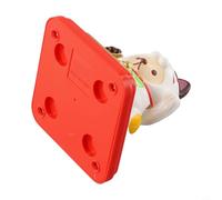 Plastic Lucky Cat Figurine with Solar Powered Light Sensing Automatic Waving Arm for Car Accessories Desk Shop Decoration (D)