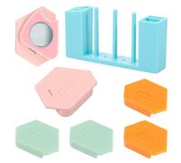 Plastic Magnetic Seam Guide with Scale Portable Efficient Sewing Machine Guide Strong Absorption Polygonal Seam Guides for Edge Retaining Positioning