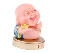 Plastic Maitreya Buddha Shaking Head Figure Car Ornament Trade-off