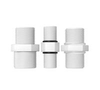 Plastic Male Thread Fitting Sealing Ring Hose Pipe Straight Coupling Nipple Connector RO Water Filter Parts(2)
