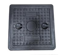 Plastic Manhole Cover Non Slip t Design Septic Tank Lid with Base D Plate for Patio Sidewalk Garden & Weatherproof