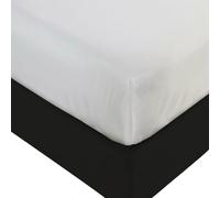 Plastic Mattress Protector 100% Waterproof Heavy Duty Vinyl Cover Fitted Twin Size Rubber Sheet for Bedwetting Adult & Child Protection (Single Bed,90 x 190)