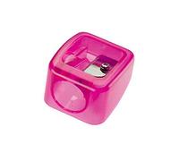 Plastic Maxi Sharpener for Giant Pencils Assorted Colours in Round Tin - Pack of 20
