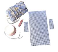 Plastic Mesh Accessories Plastic Mesh Cloth DIY Handcraft Latch Hook Women Bag Weaving Material Sheets Grid Crafts Handbag Making Sewing(Style2)