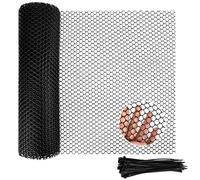Plastic Mesh Fencing, 0.4m x 6m Guard Trunk Protectors, Garden Netting Mesh with 100 Pcs Ties for Poultry, Garden, Pet Barrier, Tree Protectors and Vegetable Protection