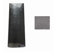 Plastic Mesh Handbag Accessories Plastic Bag Mesh Grid Sturdy Black White Canvas Sheets 33x50.0CM Cloth(Black Small Grid)