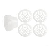 Plastic Mesh Pot Net Basket Transparent Sturdy Edge For Soilless | Reusable Plastic Material Outdoor Suitable For Celery Leeks Cucumbers Tomatoes Roots Secure In Pipe