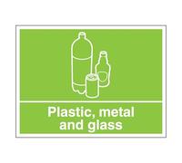 Plastic/Metal/Glass - Landscape 400 x 300 mm - Glow In The Dark Self Adhesive Vinyl