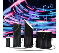 Plastic Metal Thunder Drum Maker Reliable Performance in Exploring Sounds and Music Playfully (diameter 15cm)