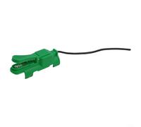 Plastic Metal TIG Trigger Switch Housing for Argon Welding Applications Featuring Staple Design and Spring Loaded Core Mechanism (Green)