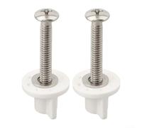 Plastic Metal Toilet Seat Screws for m6 4.5cm Long Plastic Metal(48mm Screw with Nuts)