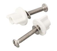 Plastic Metal Toilet Seat Screws for m6 4.5cm Long Plastic Metal(80mm Screw with Nuts)