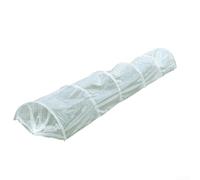 Plastic Micromesh Grow Tunnel for Vegetable Planting, 3 Meter Agricultural Tunnel Providing Weather and Frost Protection with Metal Supports (PE channel)