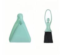 Plastic Mini Dustpan And Broom Set Dust Pan With Handle Tiny Cleaning Brushes Portable Whisk Broom Cleaning Tool For Desktop Computer Table Keyboard