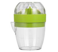 Plastic Mini Hand Juicer with Measuring Cup for Limes and Fruit | Manual Press Design, Seed and Pulp Filter, Lightweight for Camping Trips and Rv Kitchen Use