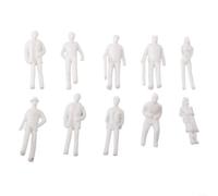 Plastic Miniature People 100pcs for OO Gauge Layouts | For OO gauge railways, architectural models, dioramas, sand tables, town and village scenes