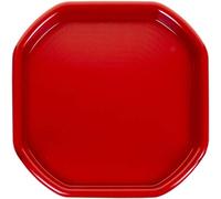 Plastic Mixing Tray Children's Fun Play Sand Pit Tray 70CM X 70CM Tuff Kids Messy Activities Tray for Cement Mortar and Sand Plastering Play Tray (Red)
