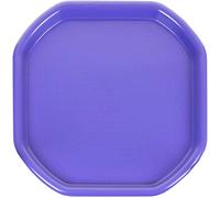 Plastic Mixing Tray Children's Fun Play Sand Pit Tray 70CM X 70CM Tuff Kids Messy Activities Tray for Cement Mortar and Sand Plastering Play Tray (Purple)
