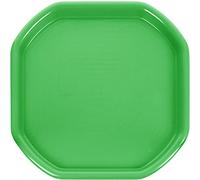 Plastic Mixing Tray Fun Play Sand Pit Tray 70CM X 70CM Tuff Messy Activities Tray for Cement Mortar and Sand Plastering Play Tray (Lime Green)