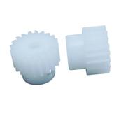 Plastic Motor Gear, Pack Of 2 0.7m 16t Plastic Spur Gear 12.6mm Dia 5mm Teeth Width Multiple Bore For Steering(4MM BORE)