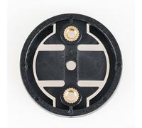 Plastic Mount Base for Garmin-Compatible Bike Computers Fits 34mm Handlebars with 20mm Mounting Hole and Minimalist Profile