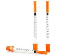 Plastic Multi-Purpose Measuring Tools, 1ml/cc 32G, 6mm, Individually Packed (100)